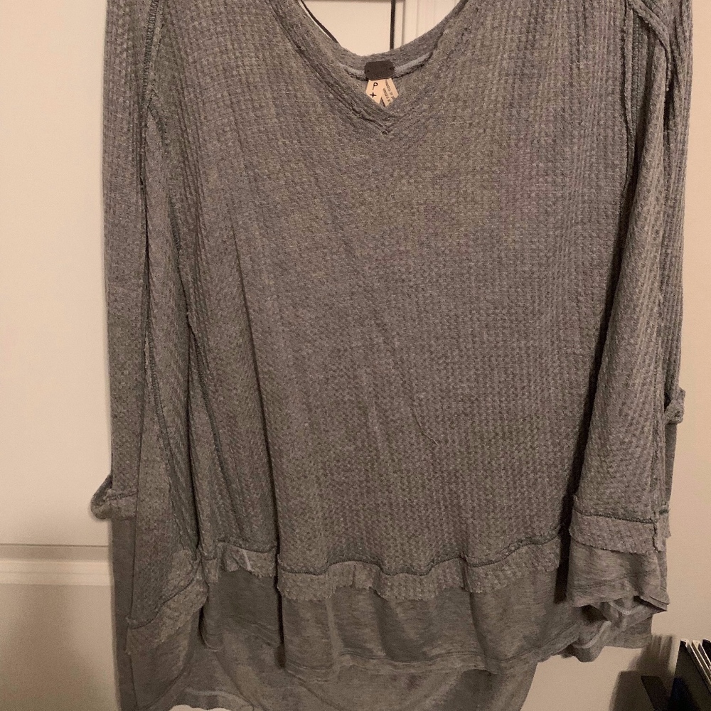 Free People Gray Sweater